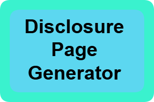 Free Disclosure Page Generator Tool