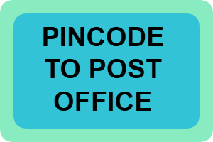 Free Pin Code to Post Office Finder Tool