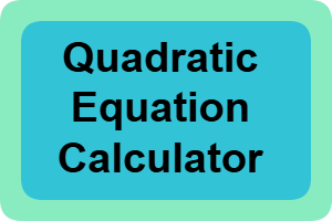 Free Quadratic Solver Tool