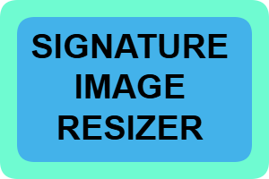 Signature Image Resizer 2025 tool for resizing digital signatures